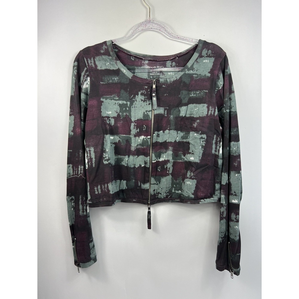 Ultimate Mik's Amsterdam Women's Size M Green Brown Jacket Short Athletic